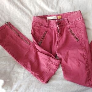 Anthropologie- Pilcro and the Letterpress Red Pant